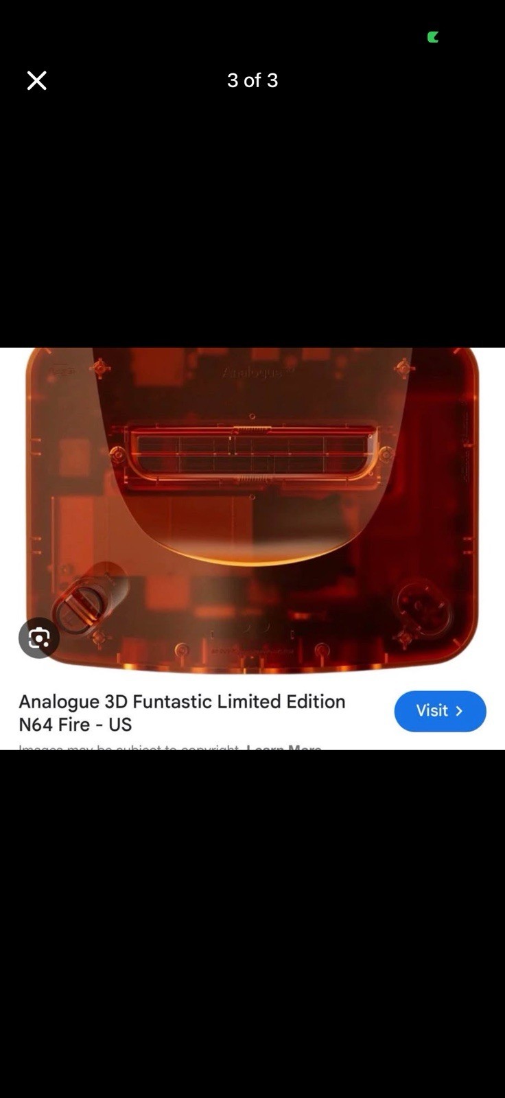 Analogue 3d Funtastic Fire Orange N64 FPGA