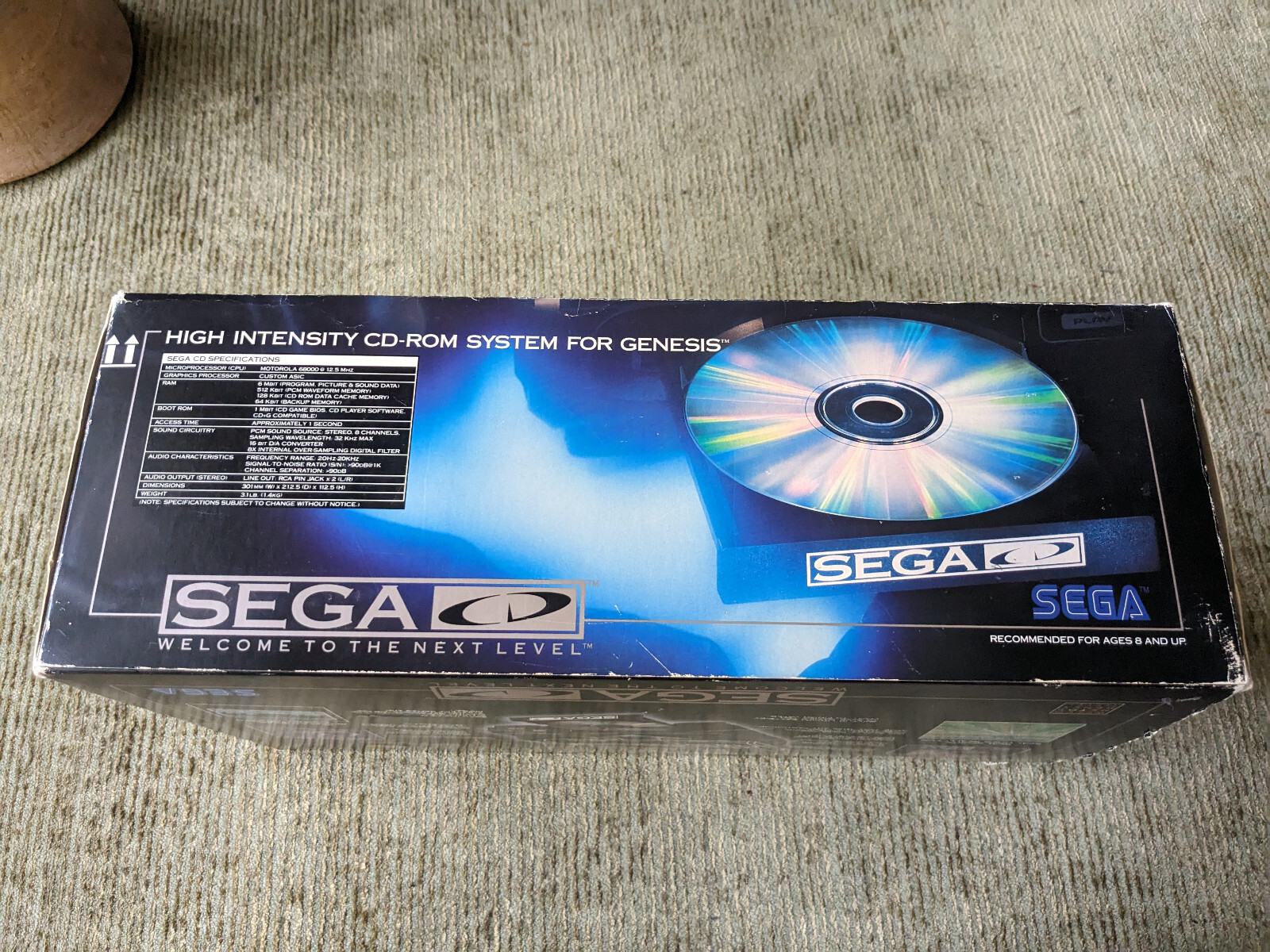 SEGA CD Front Loading Model 1 Console Core System CIB SEGA REFURBED FULLY TESTED