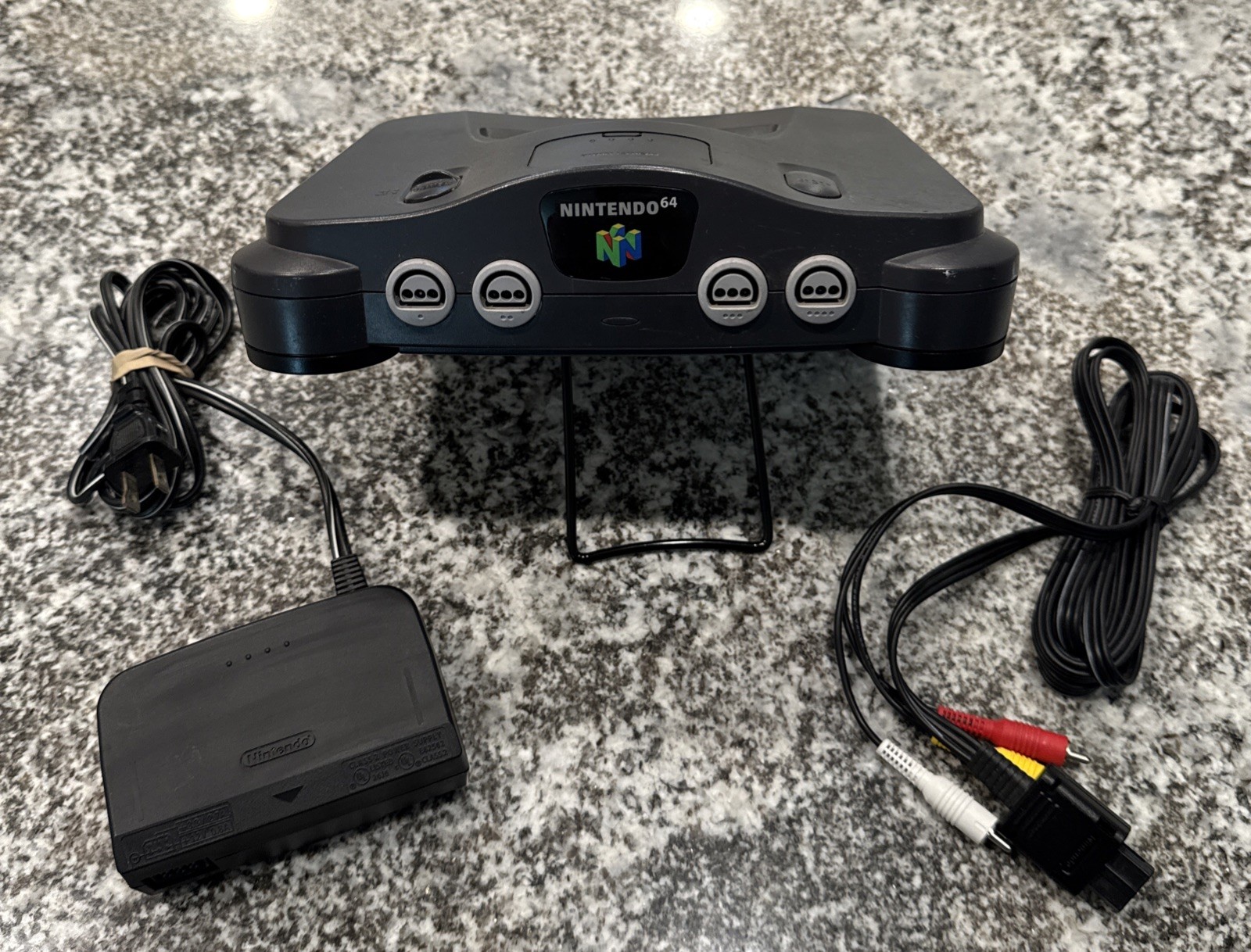 Nintendo N64 System Console Power Pak AV Cable Only Tested/Working