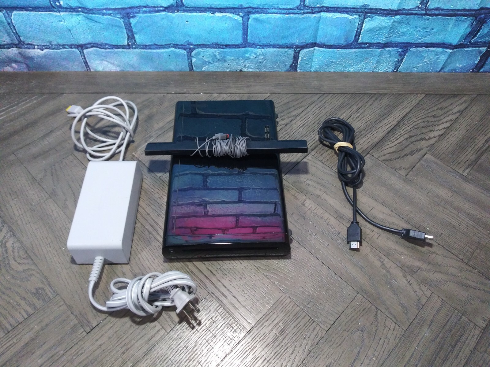 Nintendo Wii U 32GB Black Deluxe Console WUP-101(02) w/ Power Cord, HDMI, Sensor