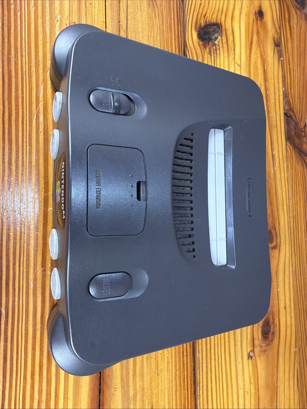 Nintendo 64 N64 Console Only with Jumper Pak Tested Works Great No Cables-NICE!!