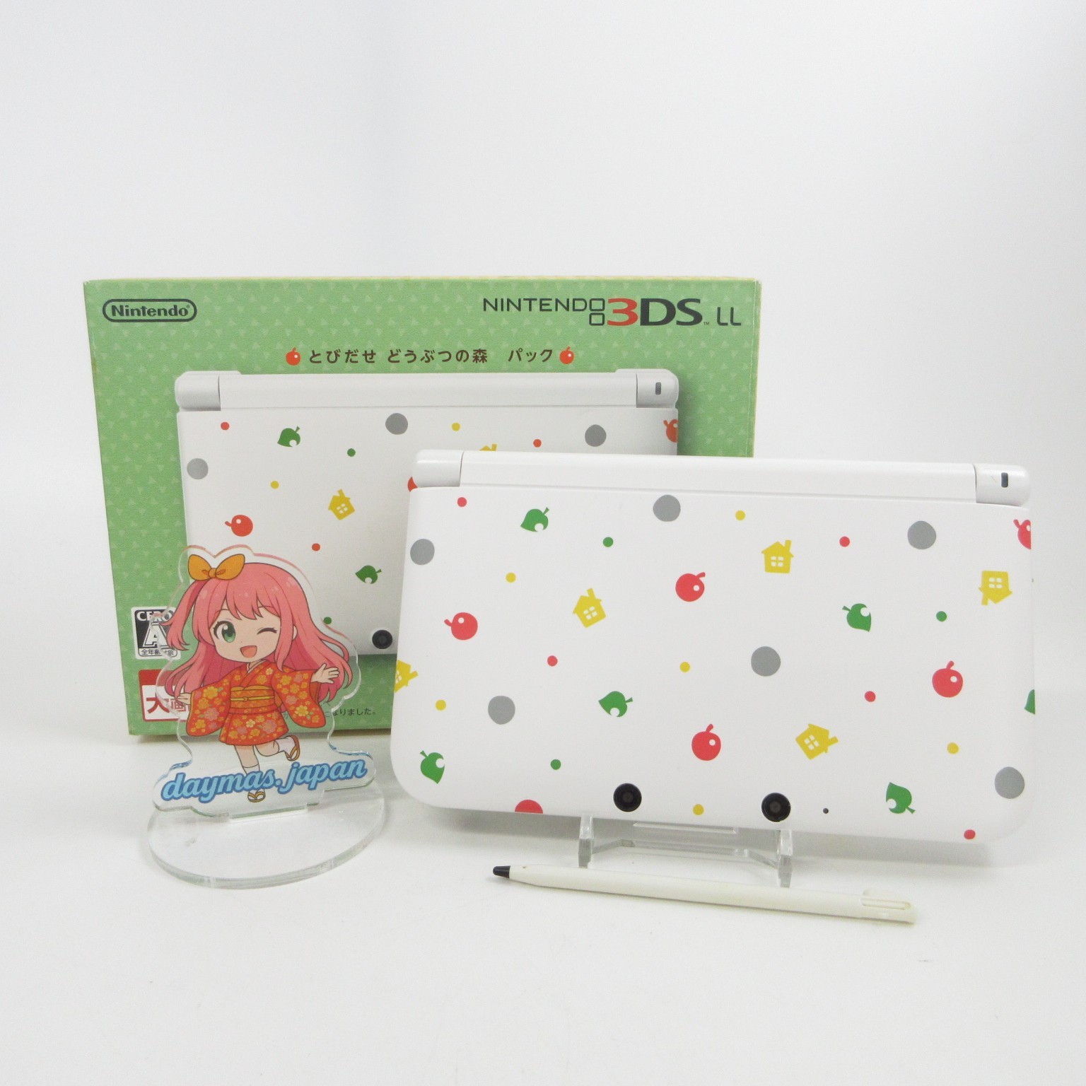 【Near Mint】Nintendo 3DS LL XL Animal Crossing Console Japanese Edition #DEN0523