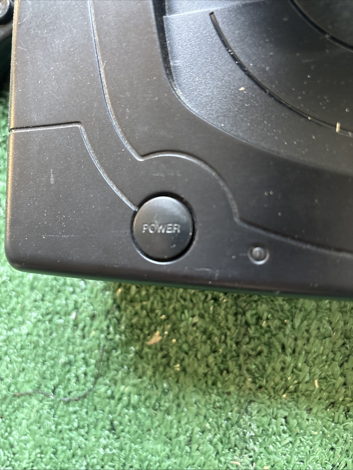 Sega Saturn Console Black With Controller Untested No Cords