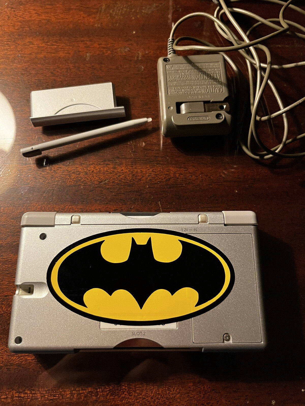 Nintendo DS Lite Silver Handheld System With Charger
