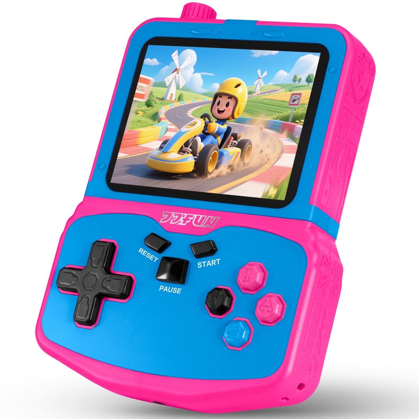 Handheld Game Console for Girls, 220 Retro Games Built-in, 3.5” HD IPS Screen,