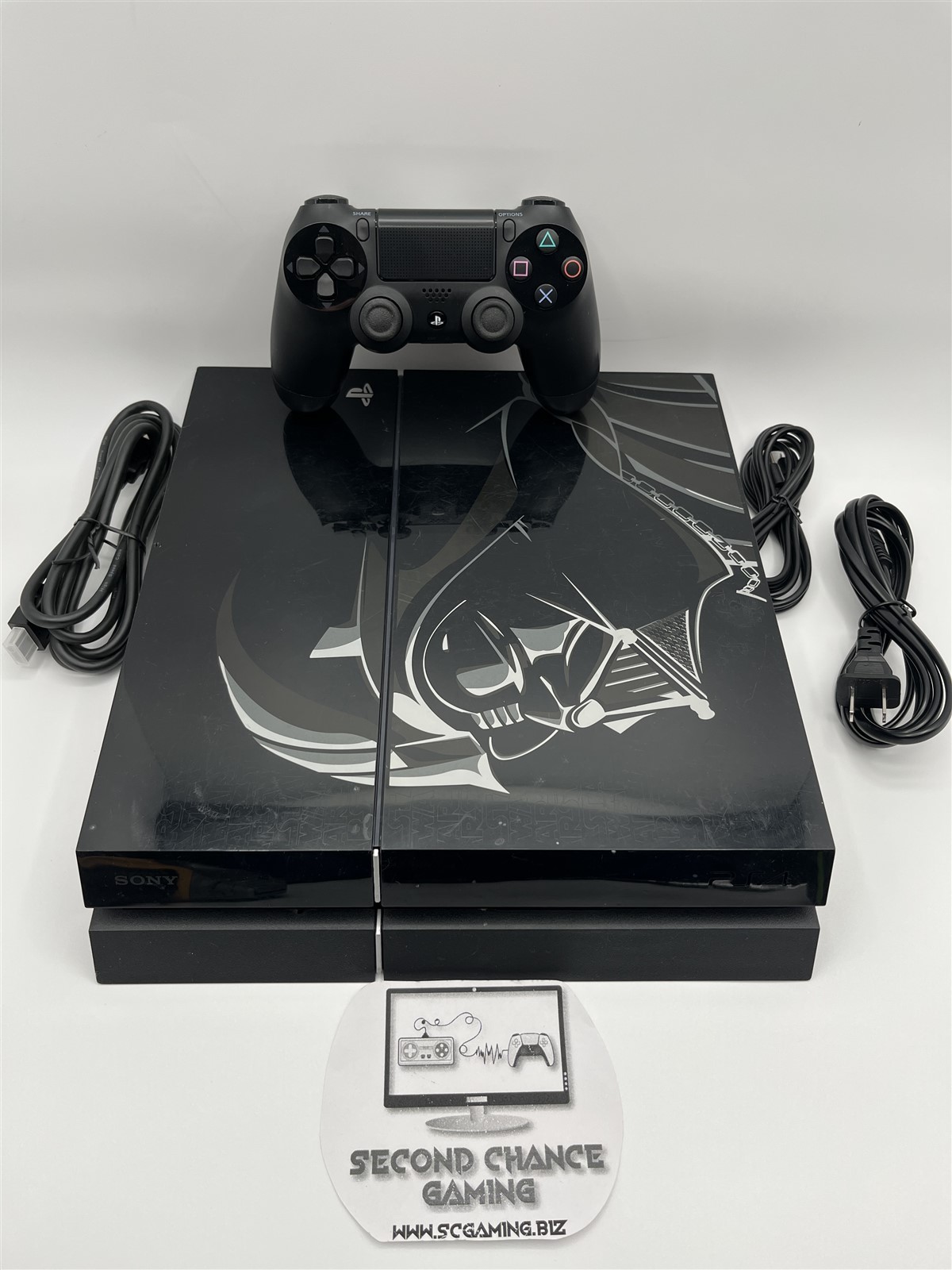 PlayStation 4 PS4 500GB Star Wars Darth Vader Console Bundle Controller Refurbed