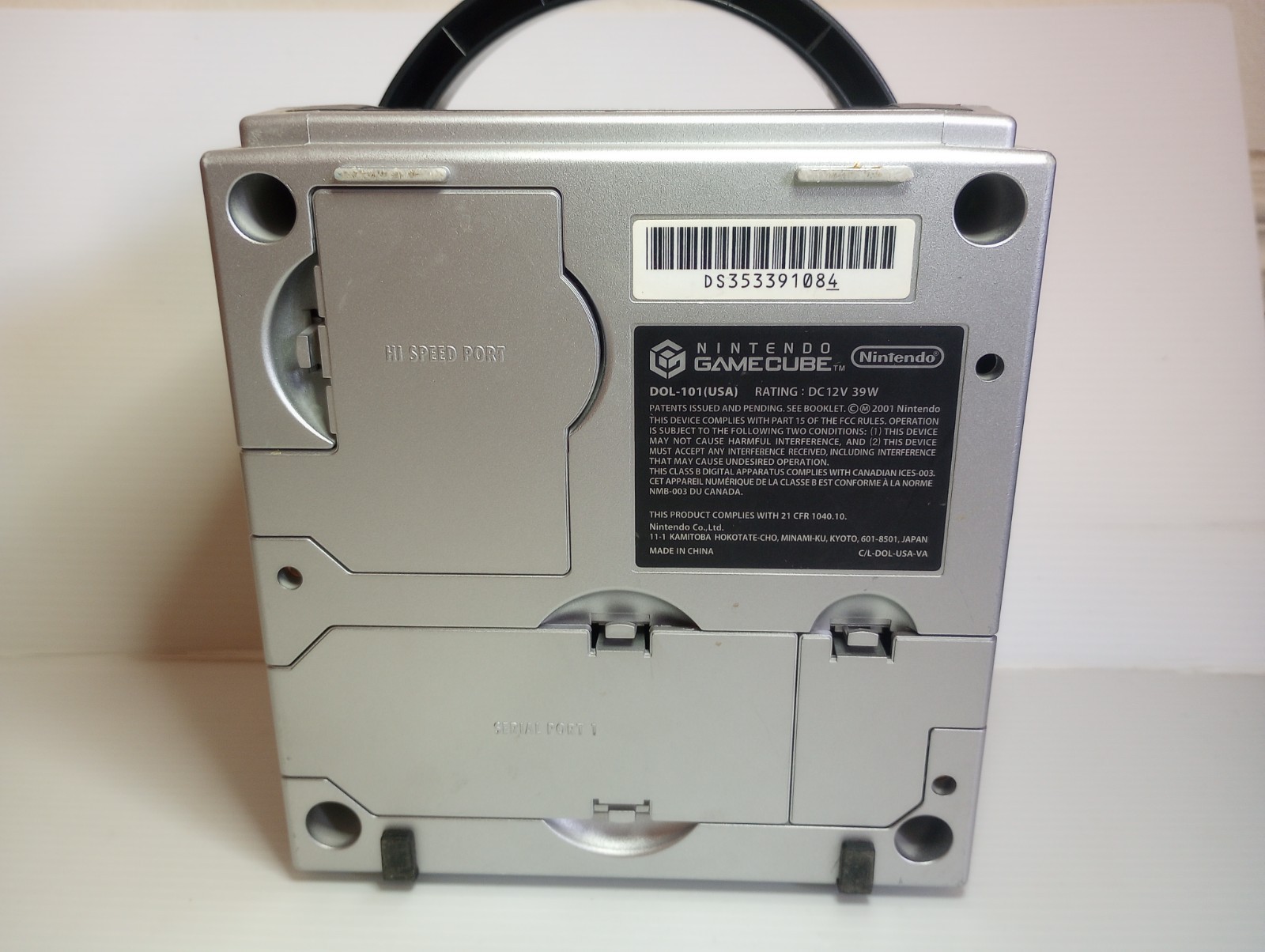 Nintendo GameCube Platinum Silver DOL-101 (USA) | Console Only | Tested Working