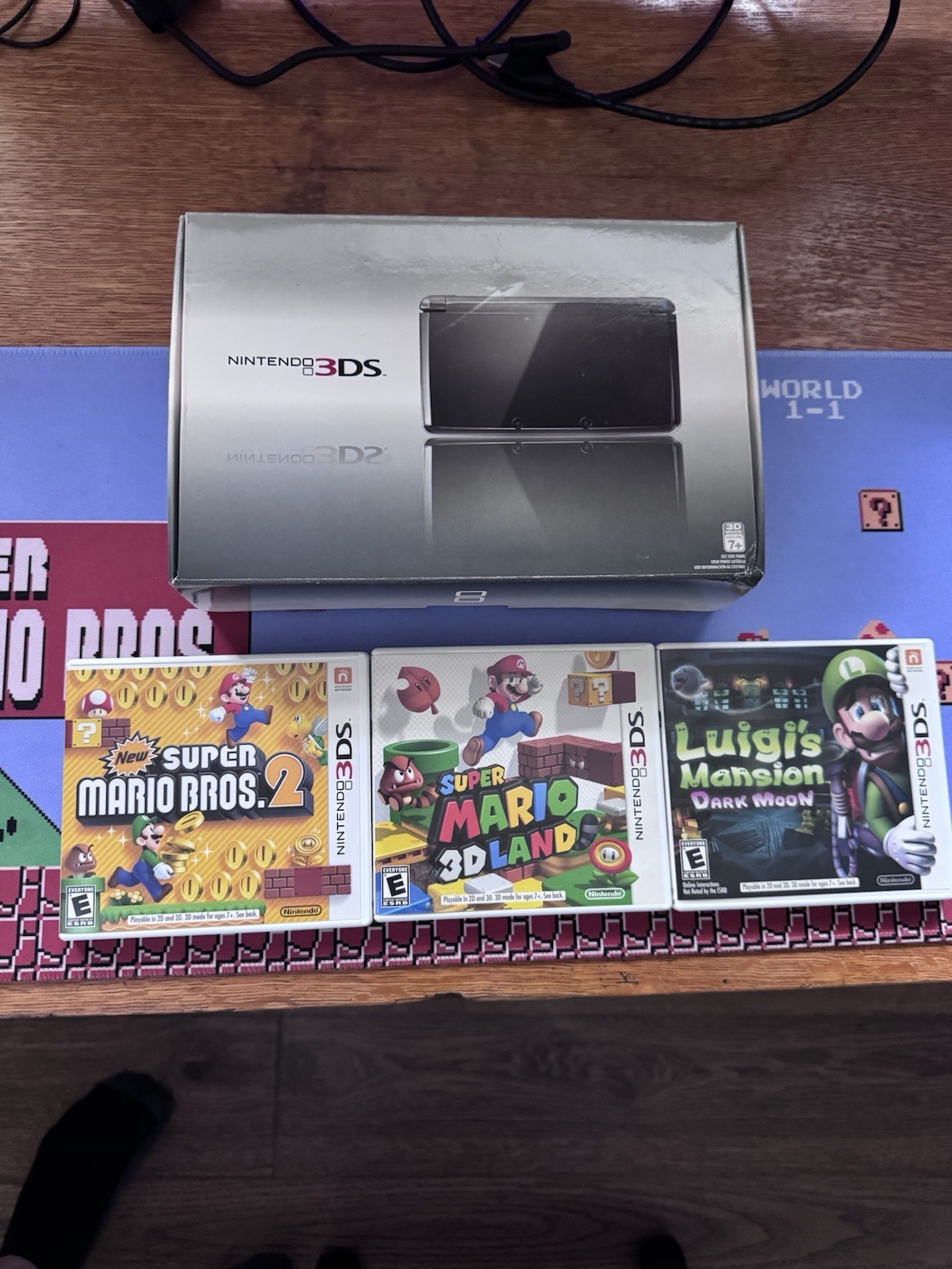 Nintendo 3DS Handheld System – Complete With Games Mario Luigi Mansion
