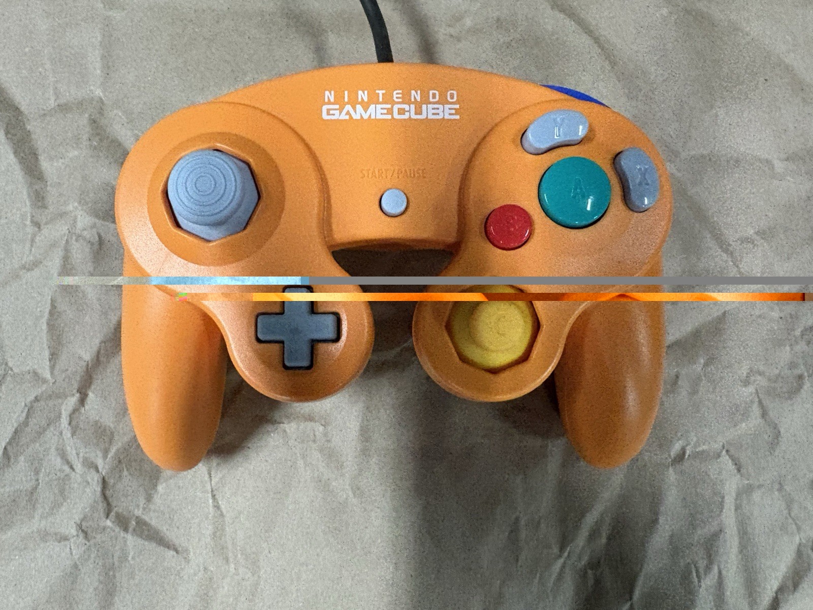 Nintendo GameCube Orange Console NTSC-J Japan with Controller, AV Cable, Box