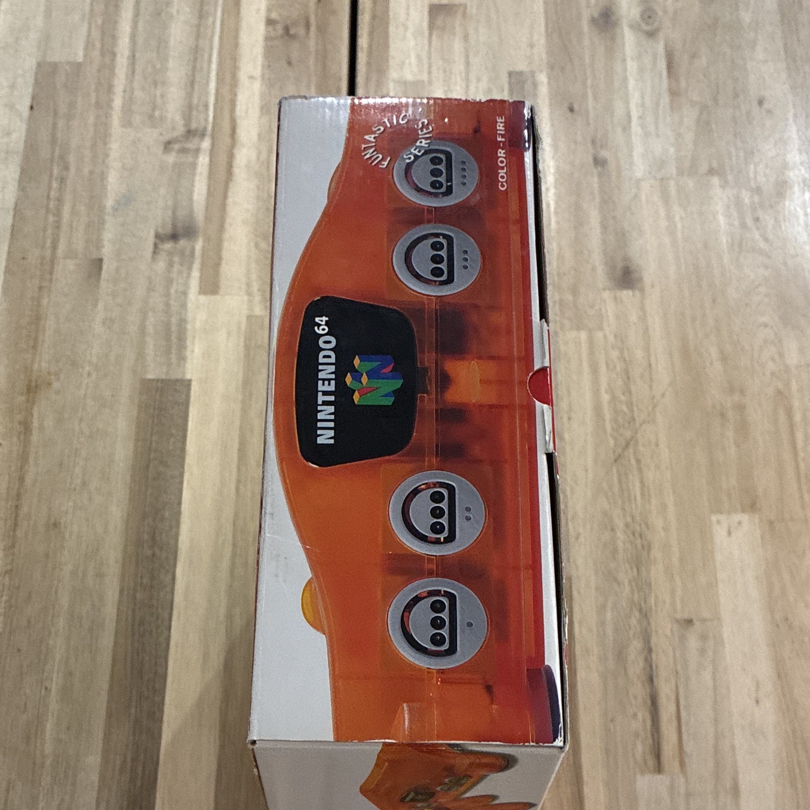 Nintendo 64 Funtastic Fire Orange complete in box TESTED WORKING