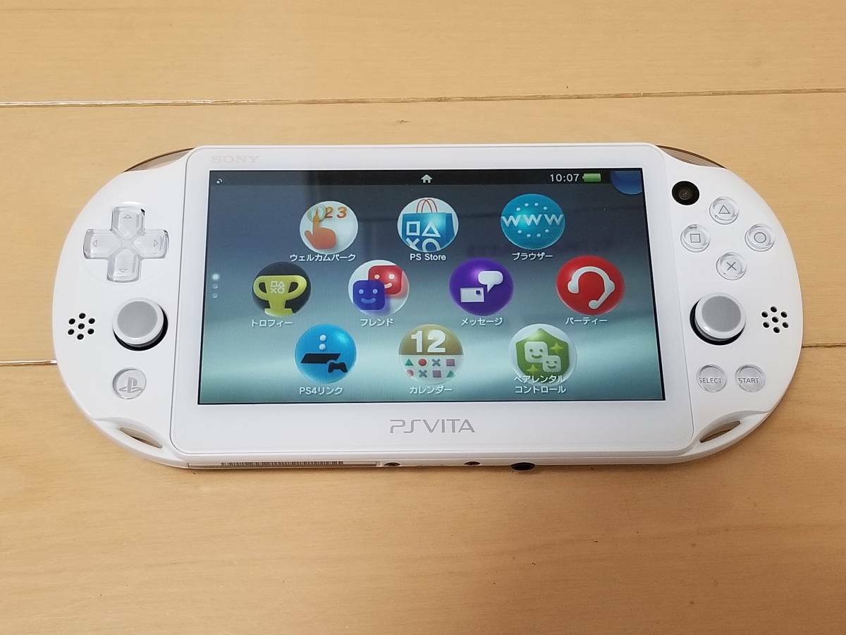 ​​PlayStation Vita PCH-2000ZA12 Wi-Fi White game JAPAN Sony F/S