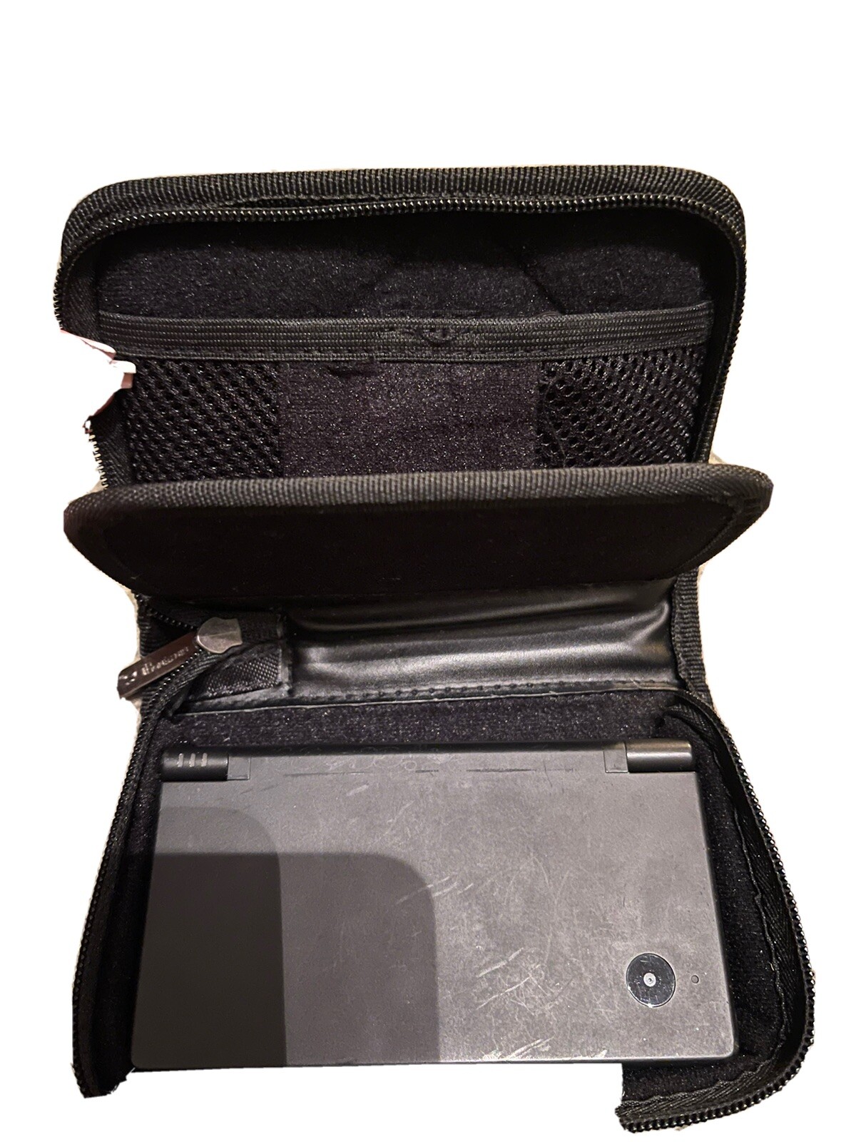 Nintendo DSi Launch Edition Black Matte with Charger Case and Stylus