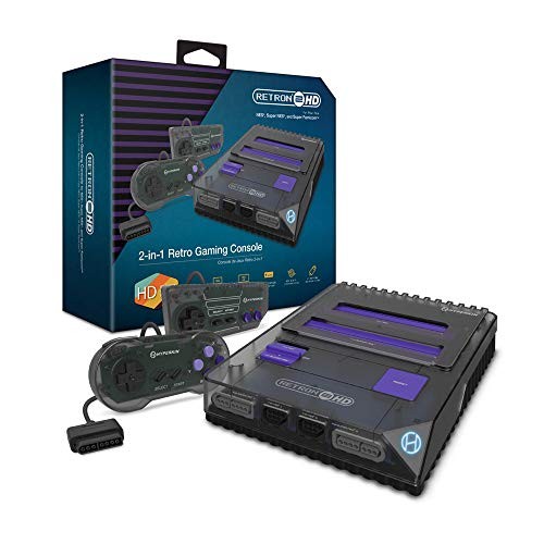 Hyperkin M02888SB RetroN 2 HD Console NES/SNES Space Black