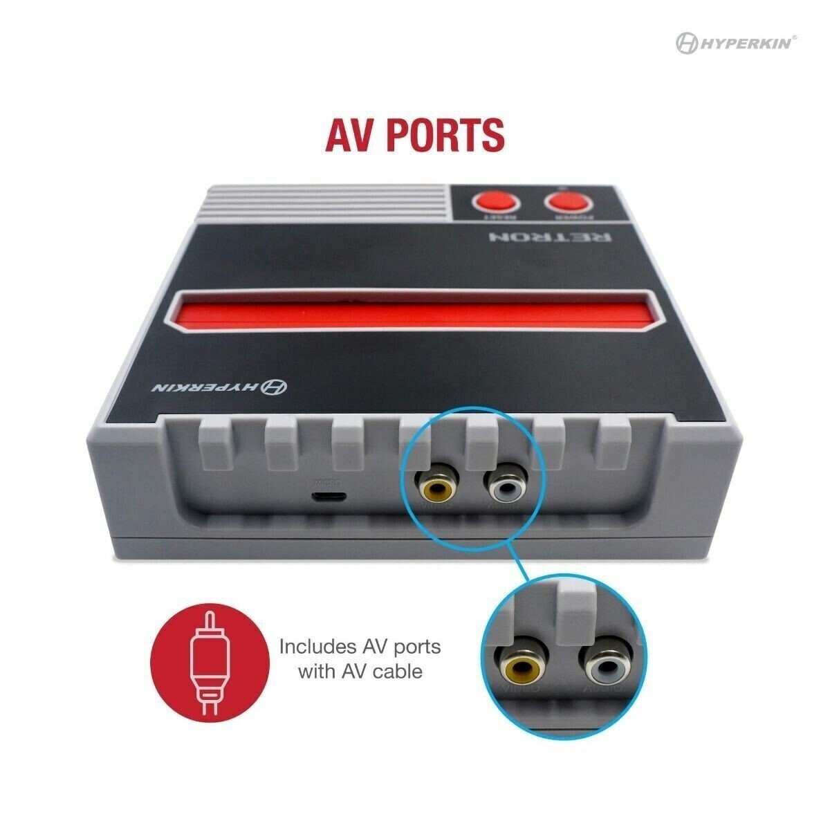 Hyperkin RetroN 1 AV Gaming Console For NES® *Brand New* Fast Shippi (FVS021415)