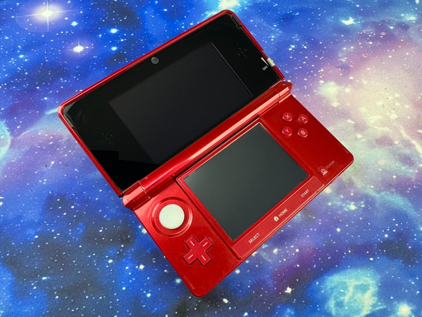 USB INBUILT CAPTURE CARD Metallic Red Original Nintendo 3DS Console REGFREE
