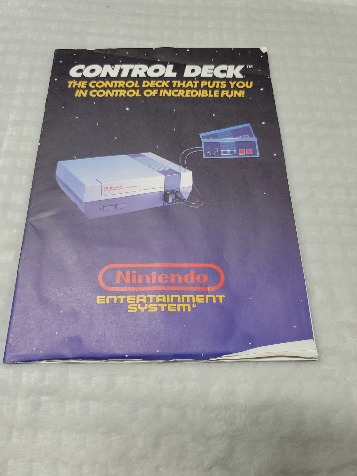Nintendo NES Original Video Game Console Near Complete in Box Tested/Working