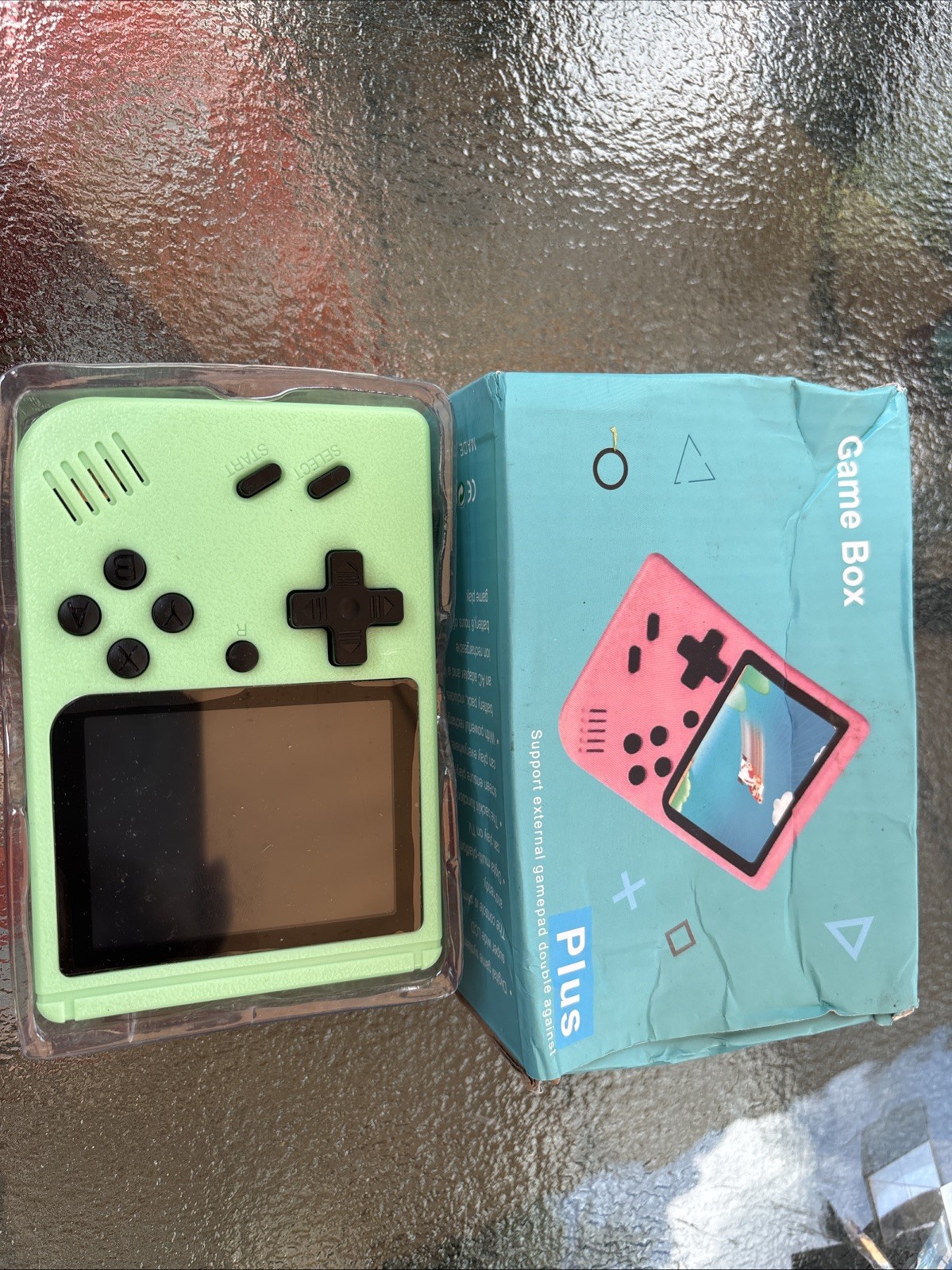 Game Box Plus- Hand Held Game System, Rechargeable Battery Brand New