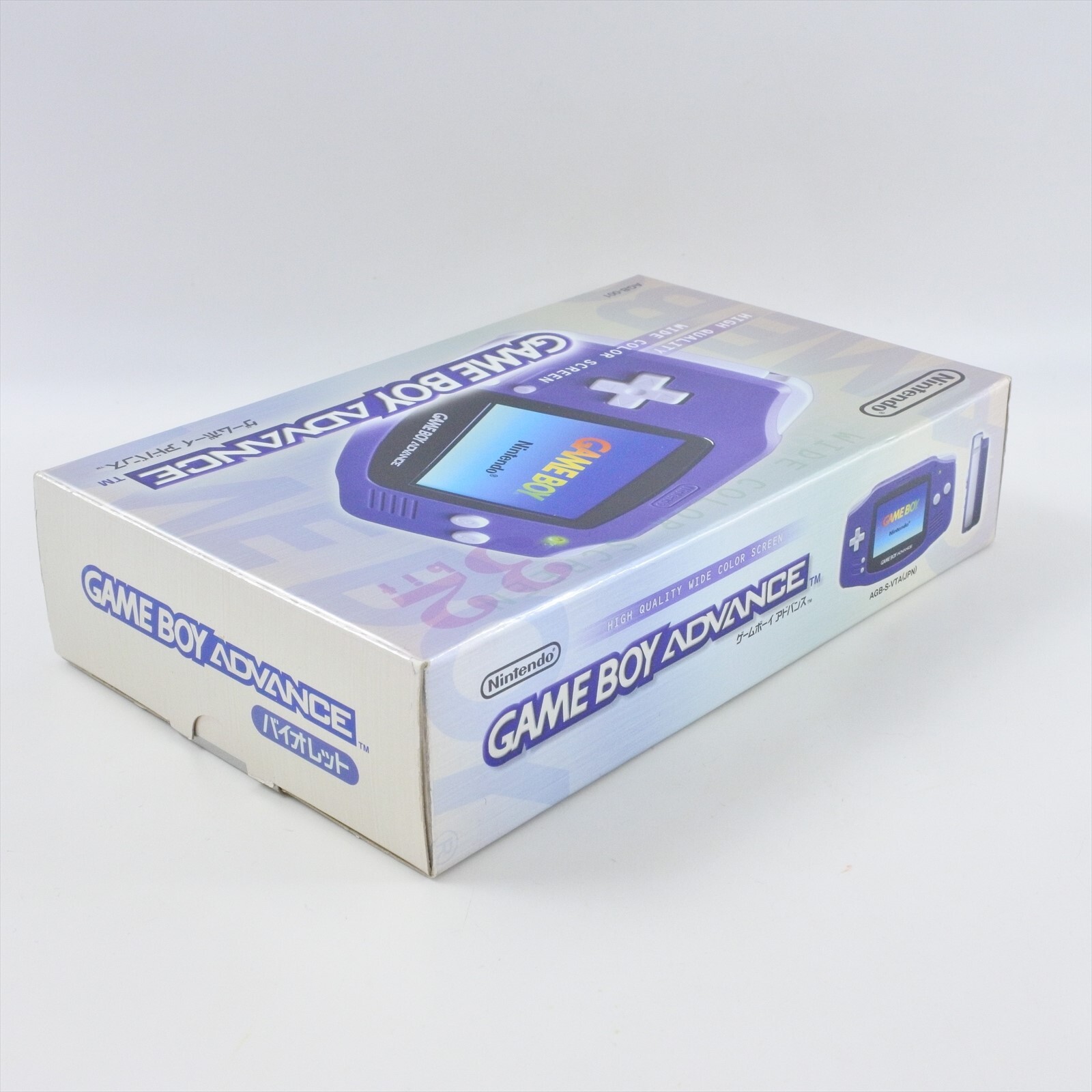 Gameboy Advance VIOLET Console AGB-001 Boxed Nintendo AJ10160746 JAPAN gba