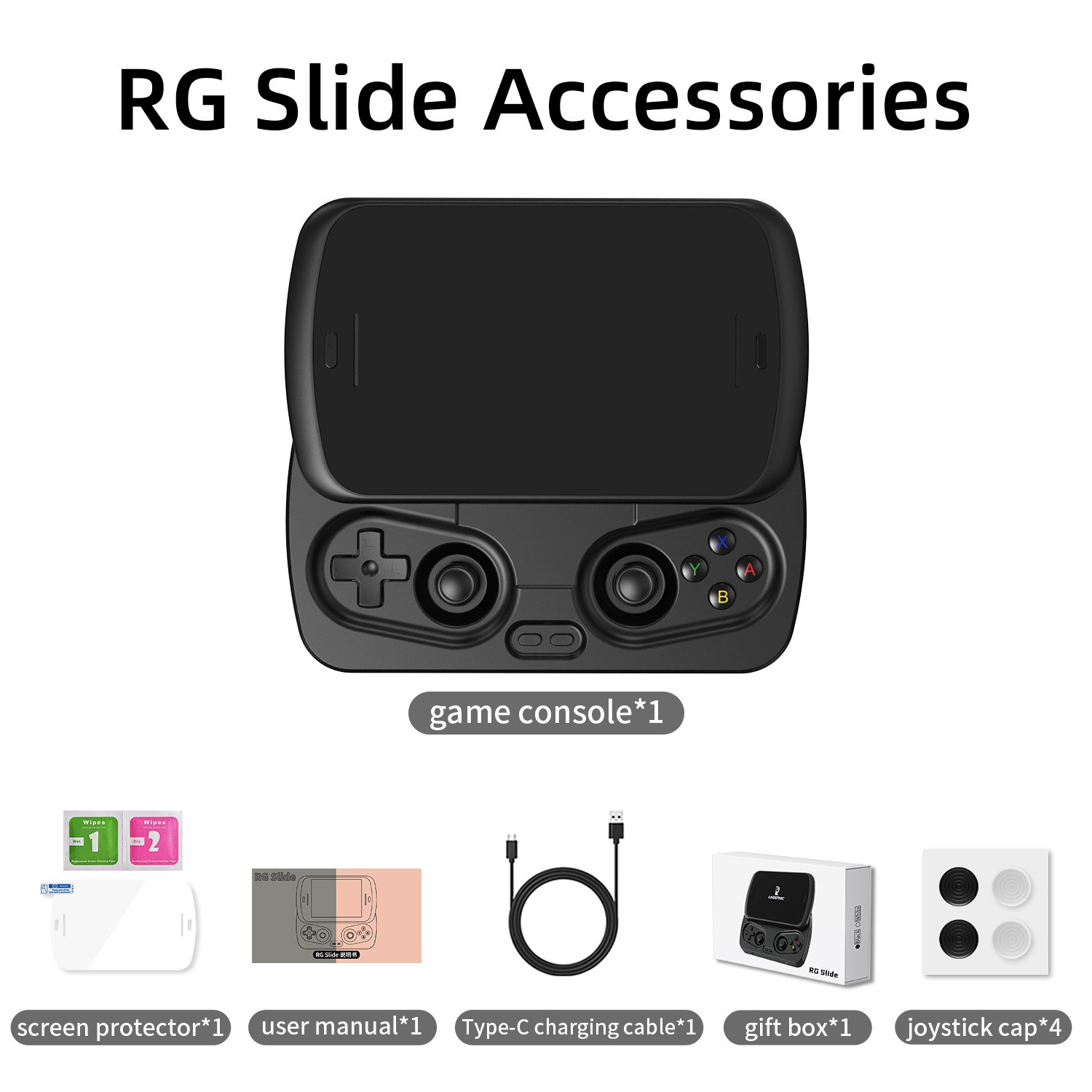 RG Slide handheld game console with 4.7-inch LTPS memory 128GB
