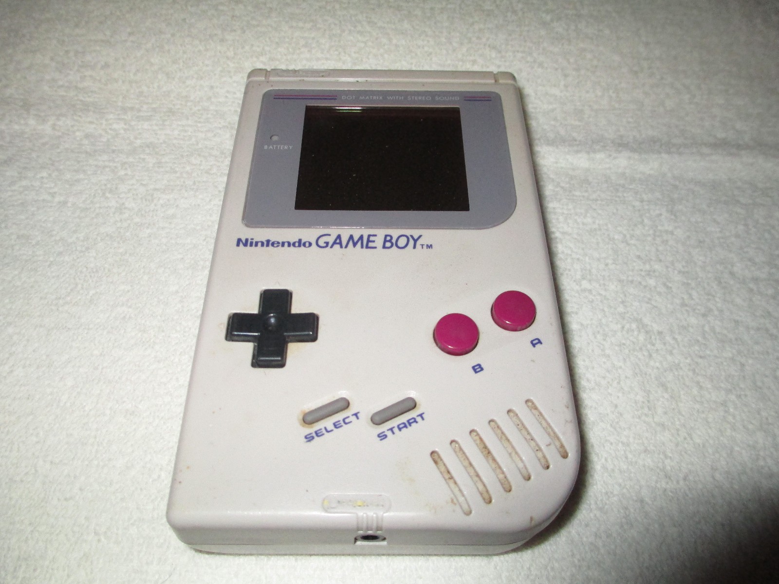 ORIGINAL NINTENDO GAMEBOY CONSOLE SYSTEM **NOT WORKING** FOR REPAIR / PARTS ONLY