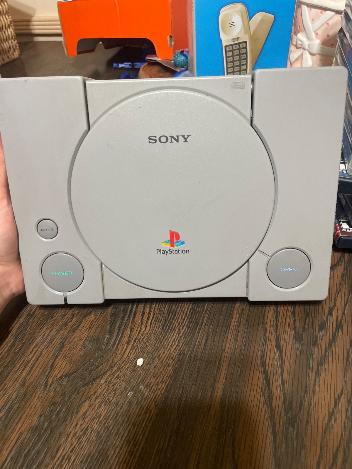 Sony PlayStation 1 Game Console – Gray not sure if it works
