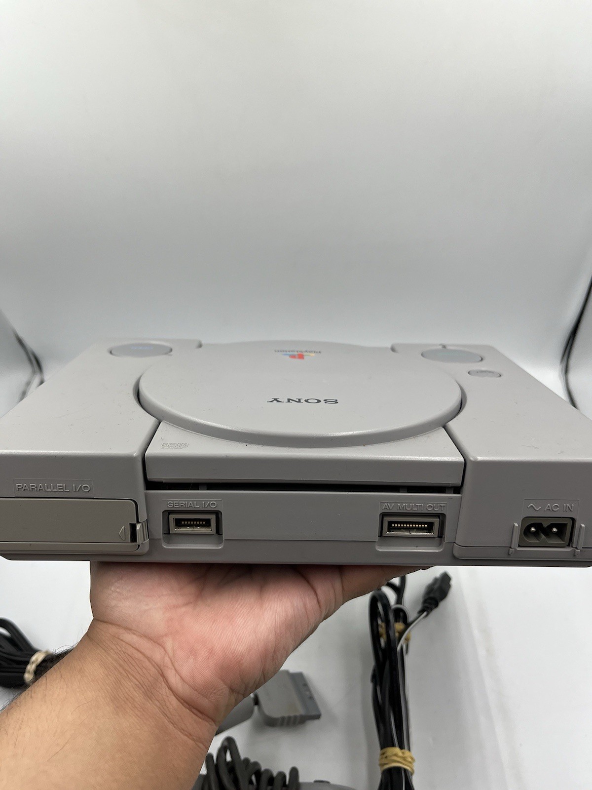 Sony PlayStation 1 Console + Original Controller & Cords – Tested Great