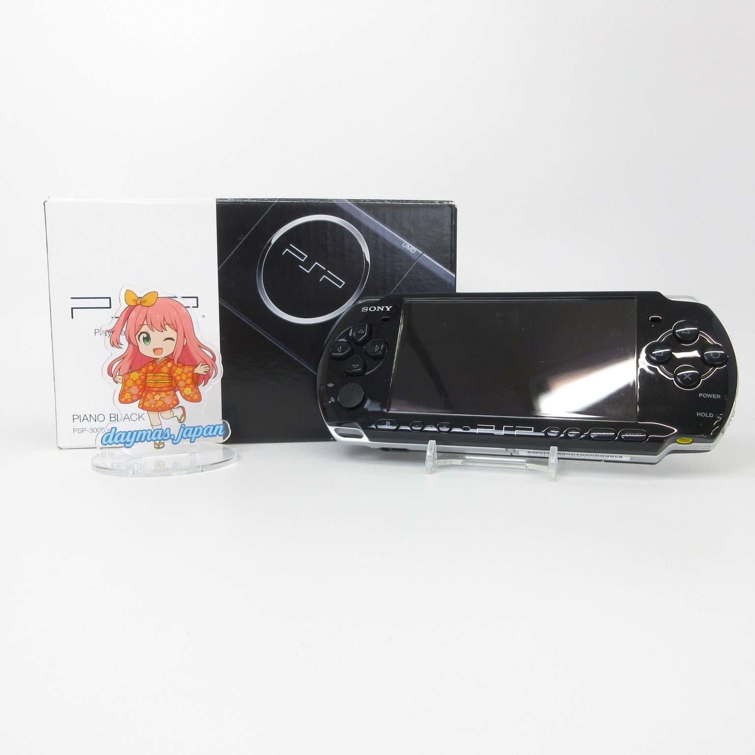 【Near Mint】Sony PSP-3000 Piano Black Console No Battery Japan Ver. #DEN08/0530/0
