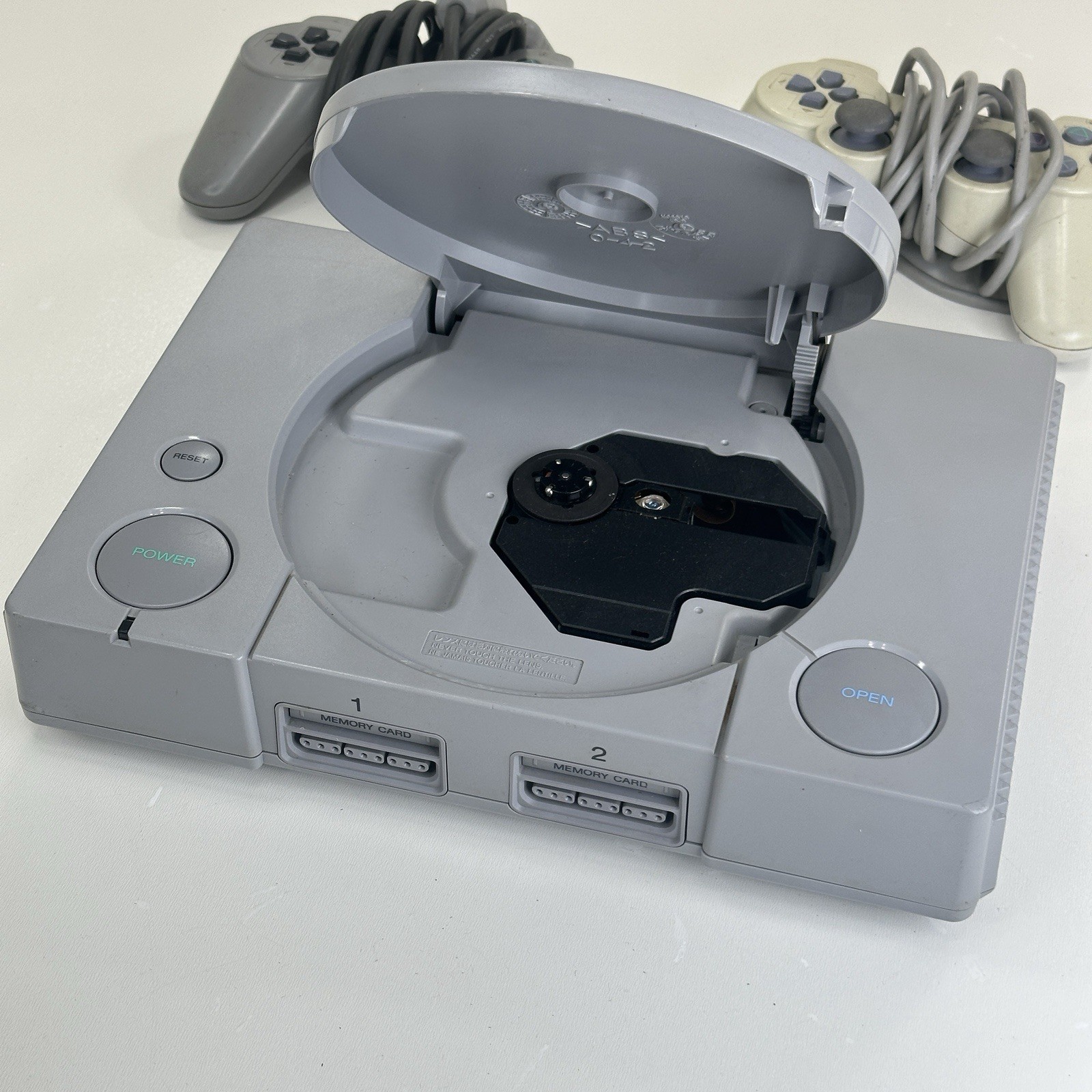 Original PlayStation PS1 Console Bundle w/2 Controller & Cords TESTED/WORKS