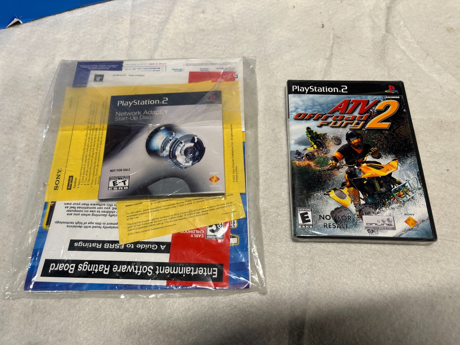 Sony Playstation 2 Combo Pack PS2 Console System 39001/N Original BOX Online SET