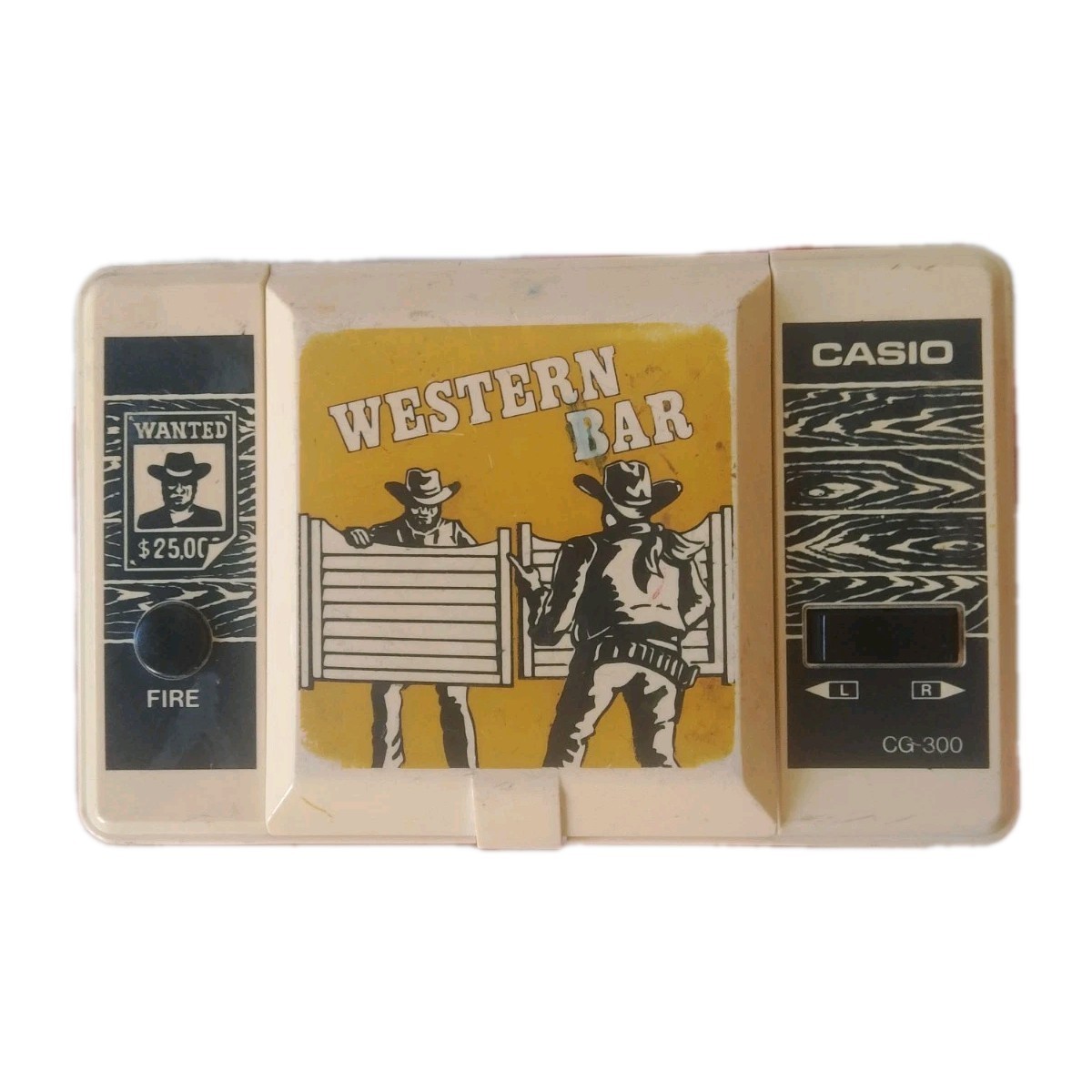 WESTERN BAR CASIO GAME TESTED & WORKING CG-300 Japan 1984 Hand-Held