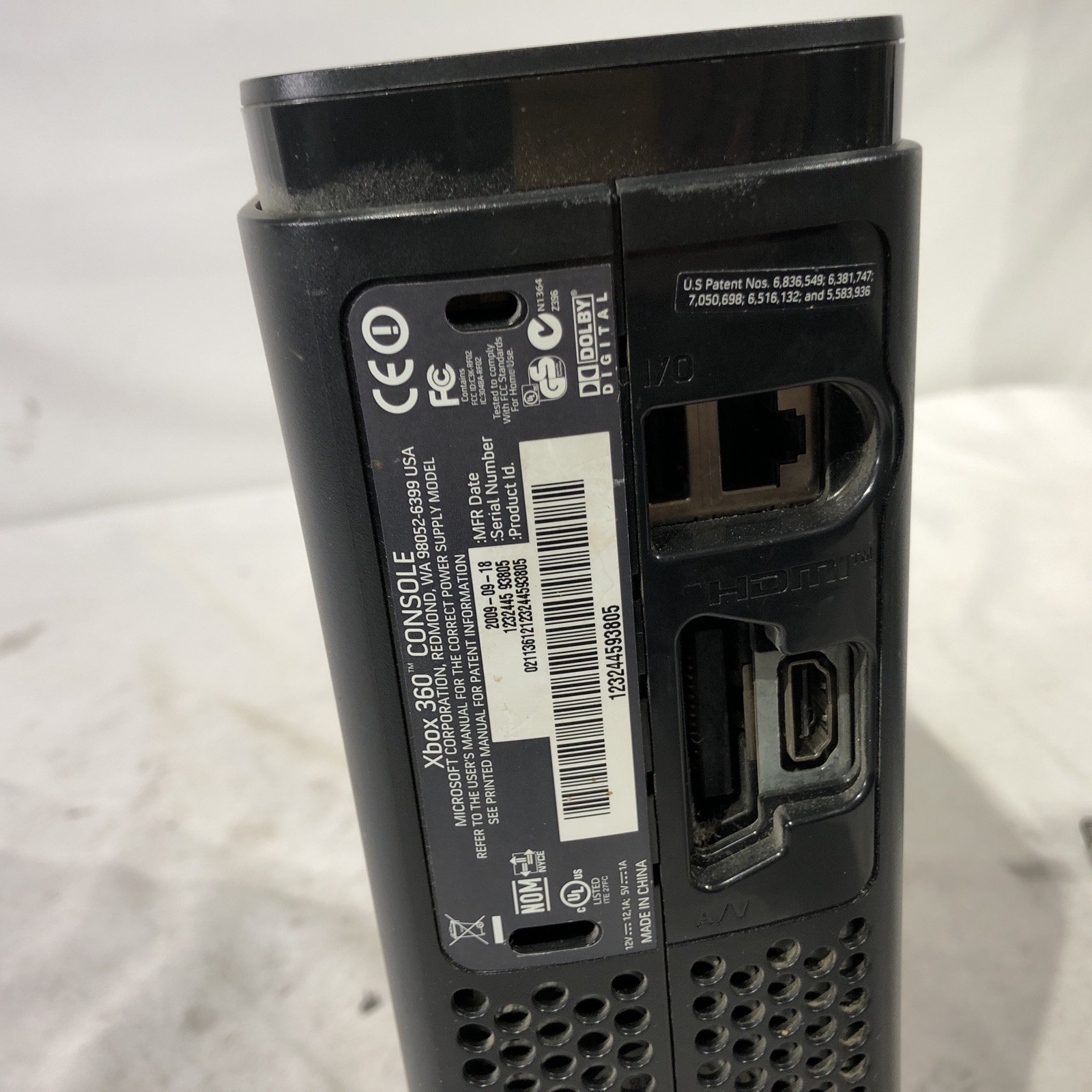 Xbox 360 120GB Joint Task Force Edition Console For Parts Powers On, Bad Disc
