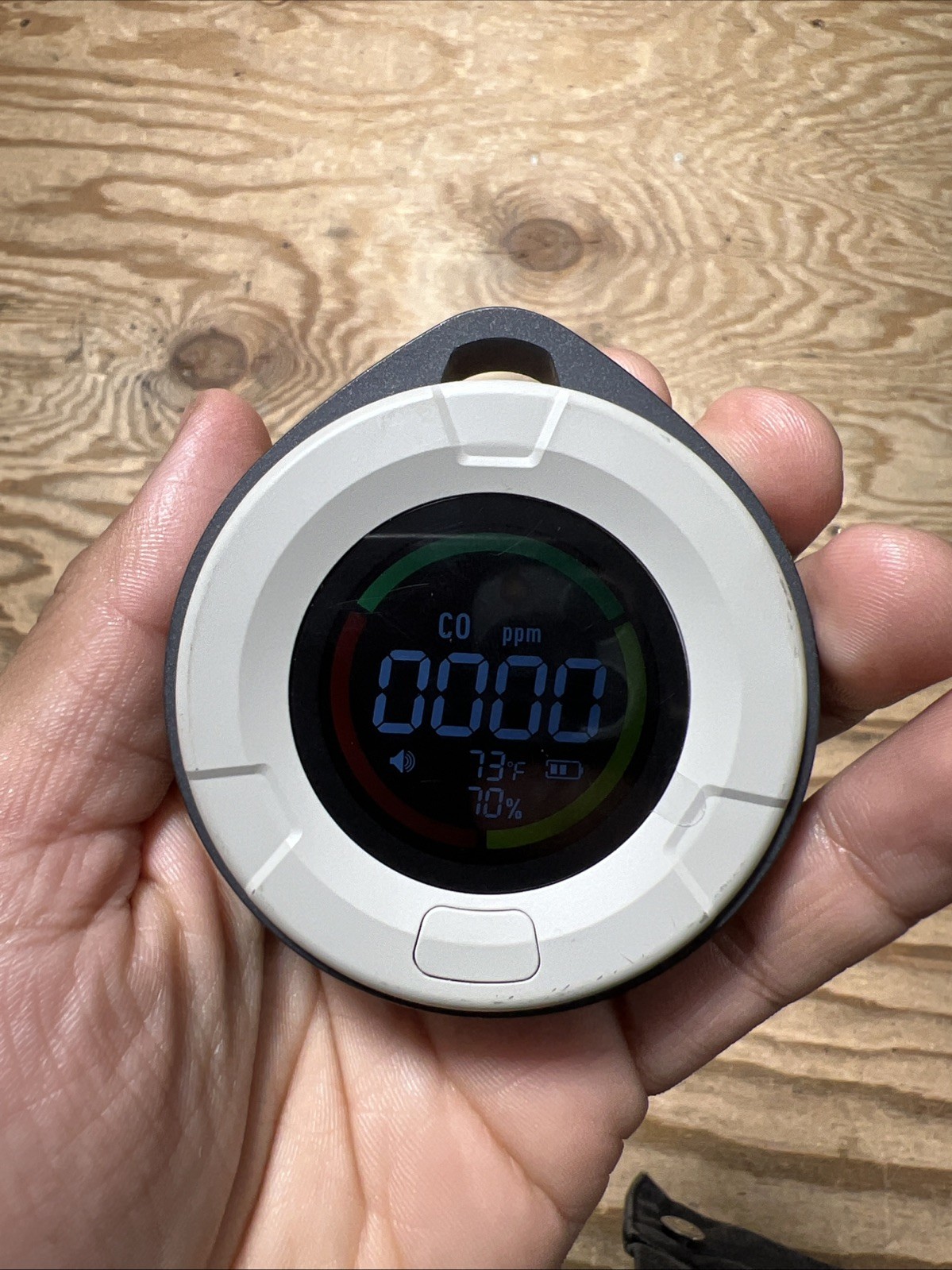 DS-100PRO Portable CO & CO2 Detector for Travel, 4-In-1 Magnetic Carbon