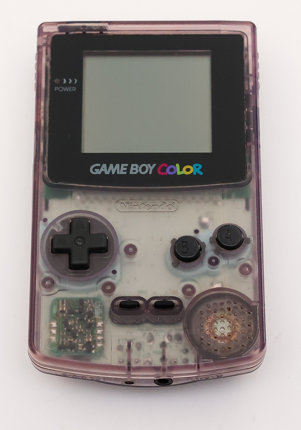 Original Nintendo Gameboy Color Clear Purple GBC Taiwan ROC System – Complete