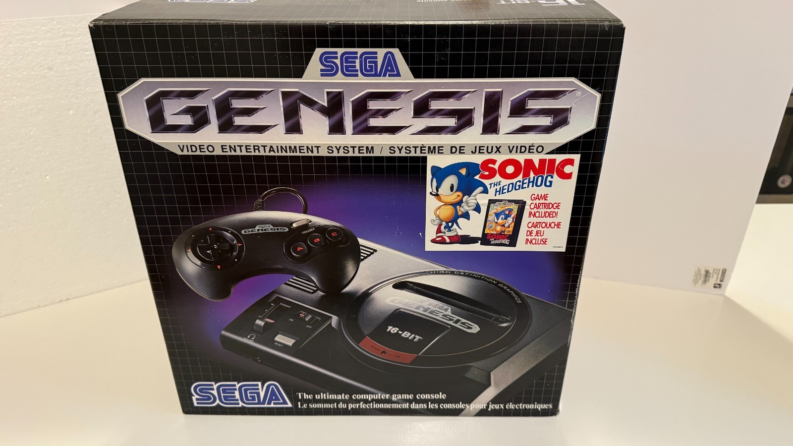 NEW NOS Sega Genesis Model 1 High Definition Graphics CIB Sonic UNUSED!!!