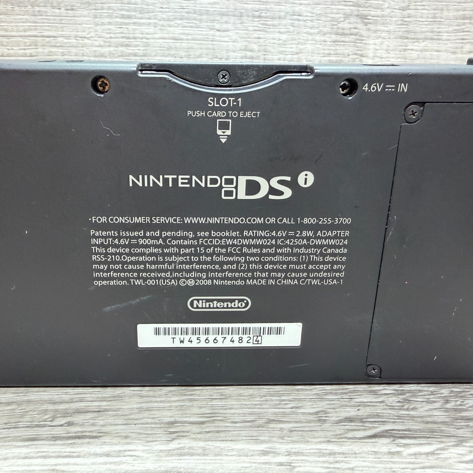 Nintendo DSI DS Handheld Console Black Tested Working TWL-001