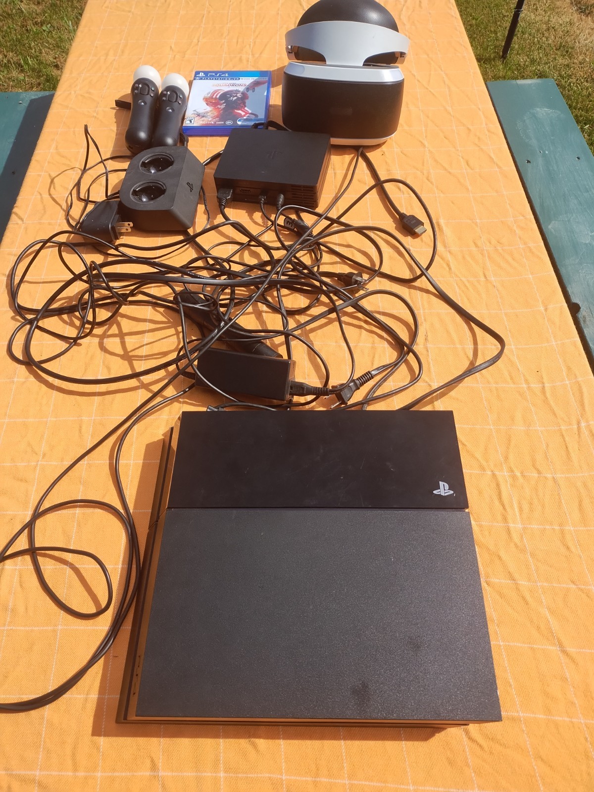 PS4 BUNDLE WITH VR SET Star Wars Game Tested And Working