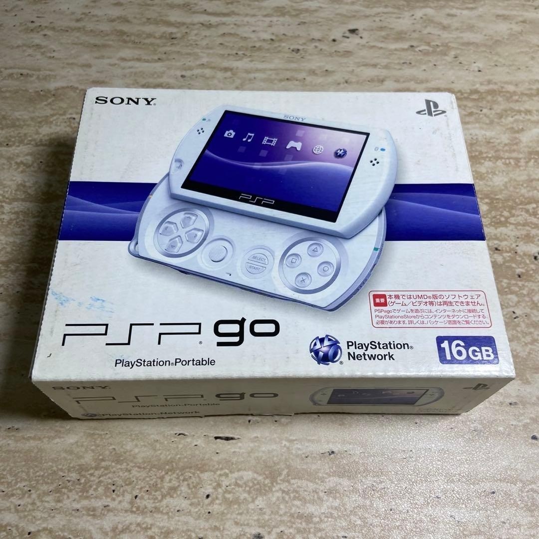 Sony PSP Go Pearl White 16GB Console CIB Tested PSP-N1000 7577