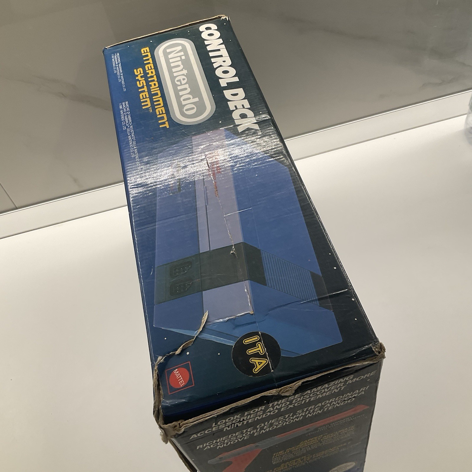 NINTENDO NES CONSOLE CONTROL DECK PAL A ITALIAN COMPLETE BOXED – VERY RARE