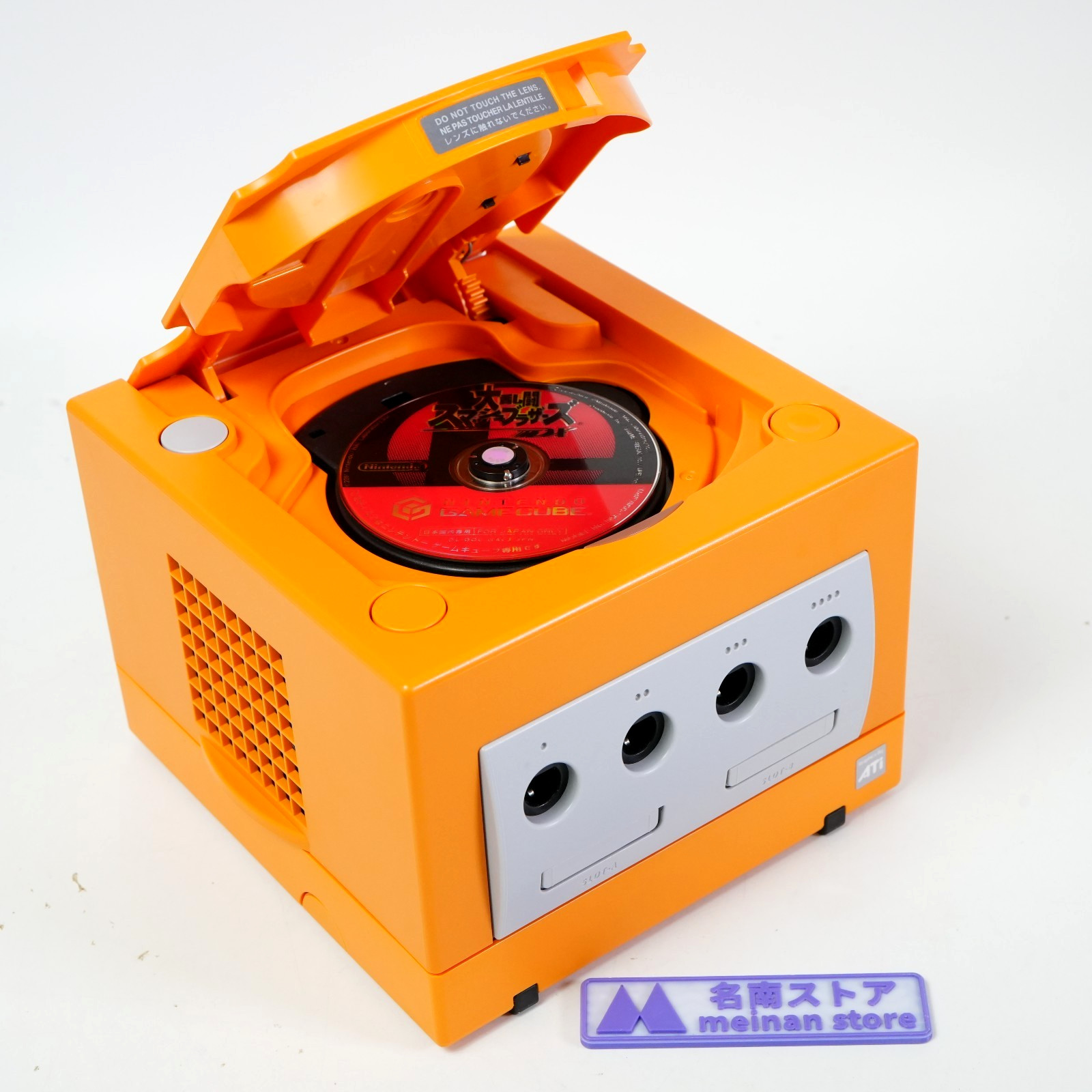 Nintendo GameCube Orange DOL-101 Console Only NTSC U-C/J Region Switch Mod