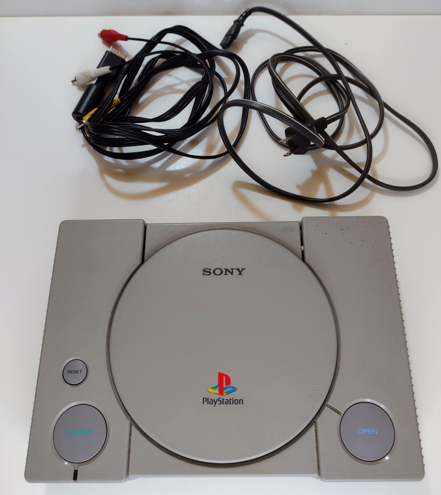 Sony Playstation 1 PS1 SCPH-9001 Console PARTS ONLY with AC Adapter & AV Cable