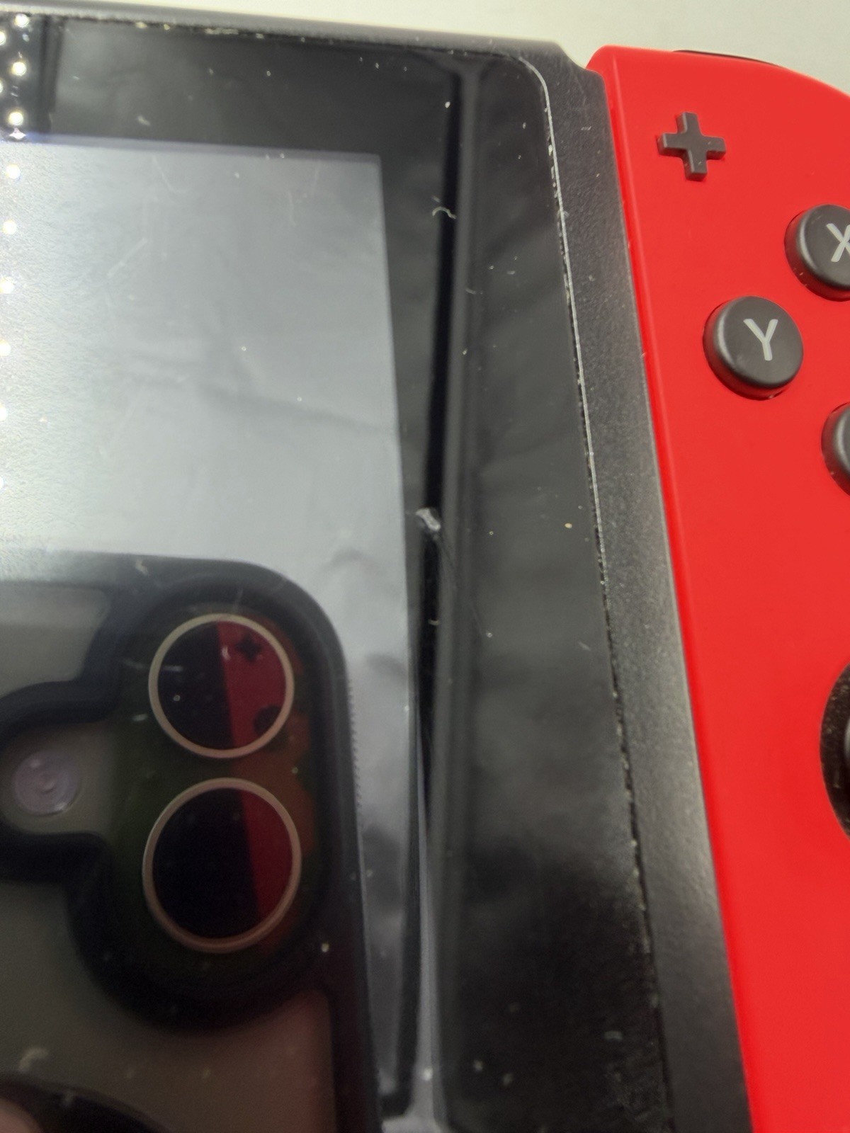 Nintendo Switch V1 HAC-001 Console W/ OLED Dock Tested Working Tested NO CABLES