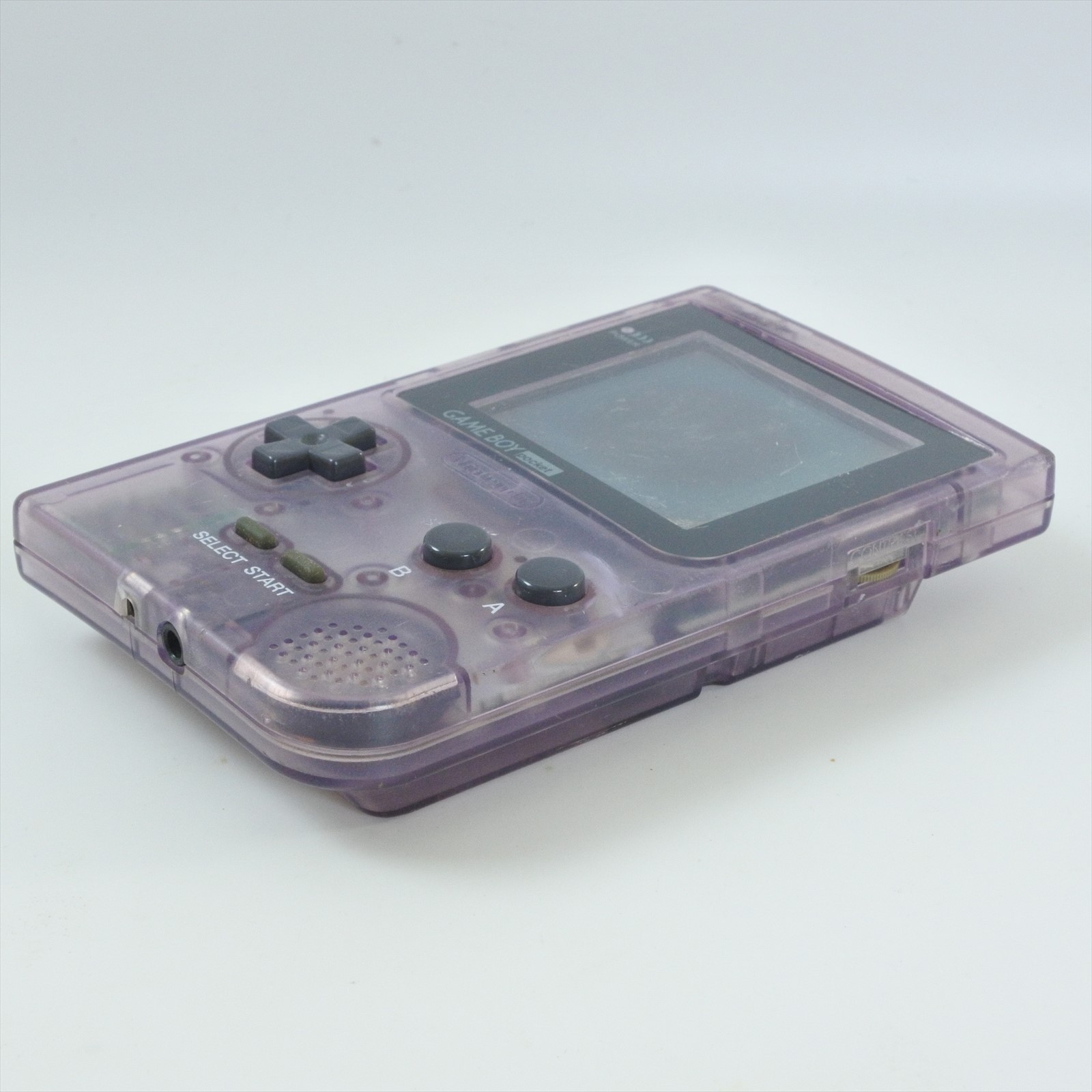 JUNK Gameboy Pocket Console MGB-001 Clear Purple NotWorking Nintendo JAPAN 11 gb