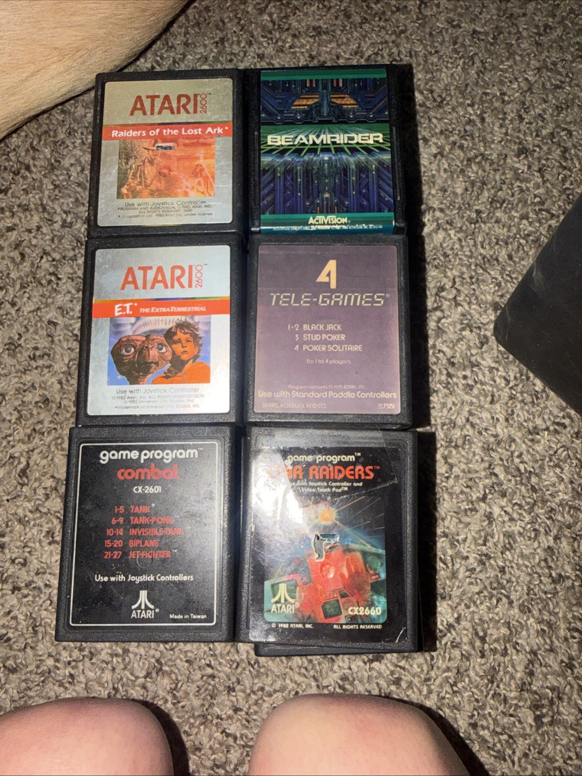Atari 2600 Console Includes 43 Games/Peddles/Several Joysticks