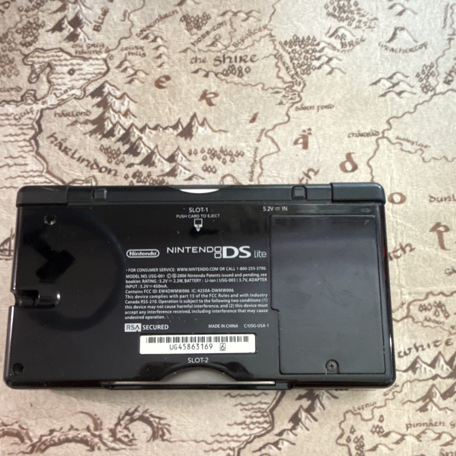 Nintendo DS Lite Handheld System Console, Black, USG-001, NTSC-U/C, Touchscreen