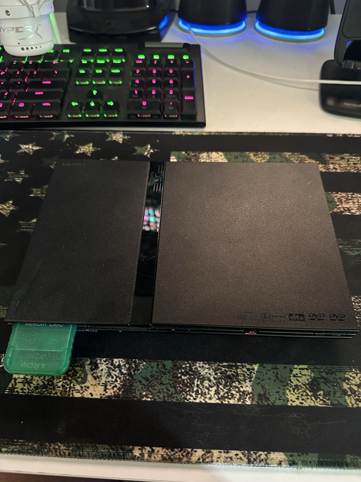 PS2 Slim With 4 Games And HDMI Conversion