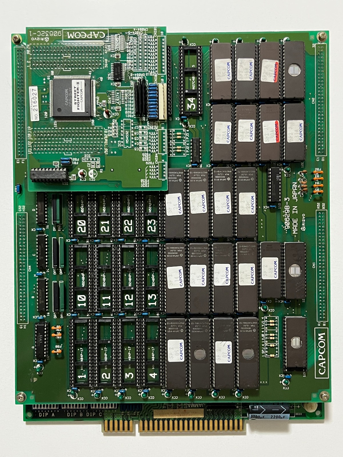 *FAULTY* Street Fighter II The World Warrior Capcom CPS1 Arcade JAMMA PCB Japan