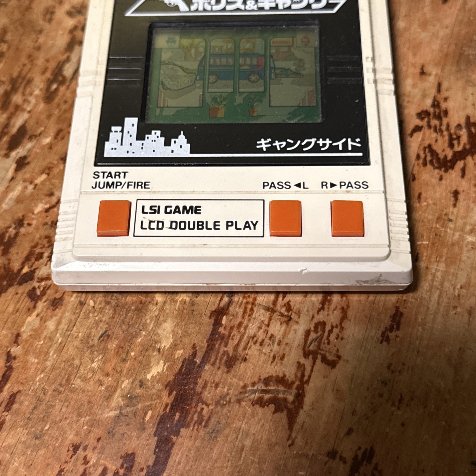 LSI BANDAI ELECTRONICS LCD DOUBLE PLAY POLICE & GANG MADE IN JAPAN 1984