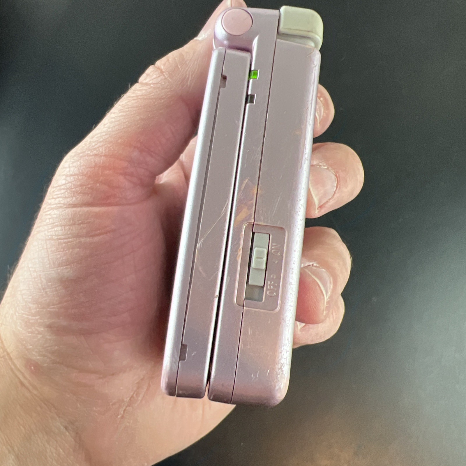 Authentic Nintendo OEM Game Boy Advance SP GBA SP – Pearl Pink-AGS-001 + Charger