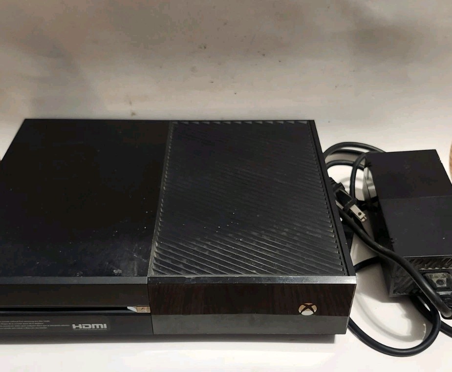 Microsoft Xbox One Console Model 1540 With Power Supply For Parts or Repair