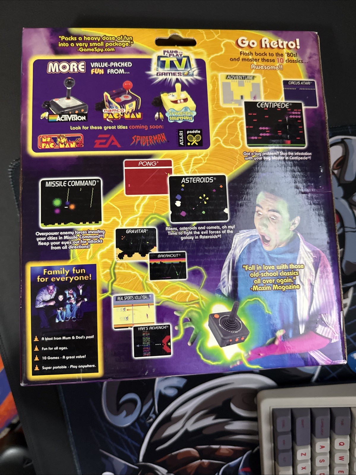Atari Flashback 80’s Plug & Play TV Games Set 10 Classic Titles